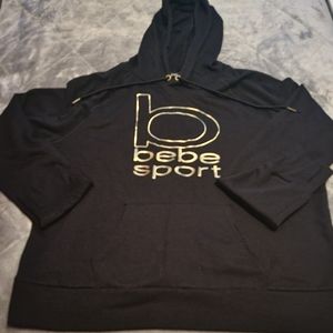 NWOT Bebe Sport Black Hoodie - 2X